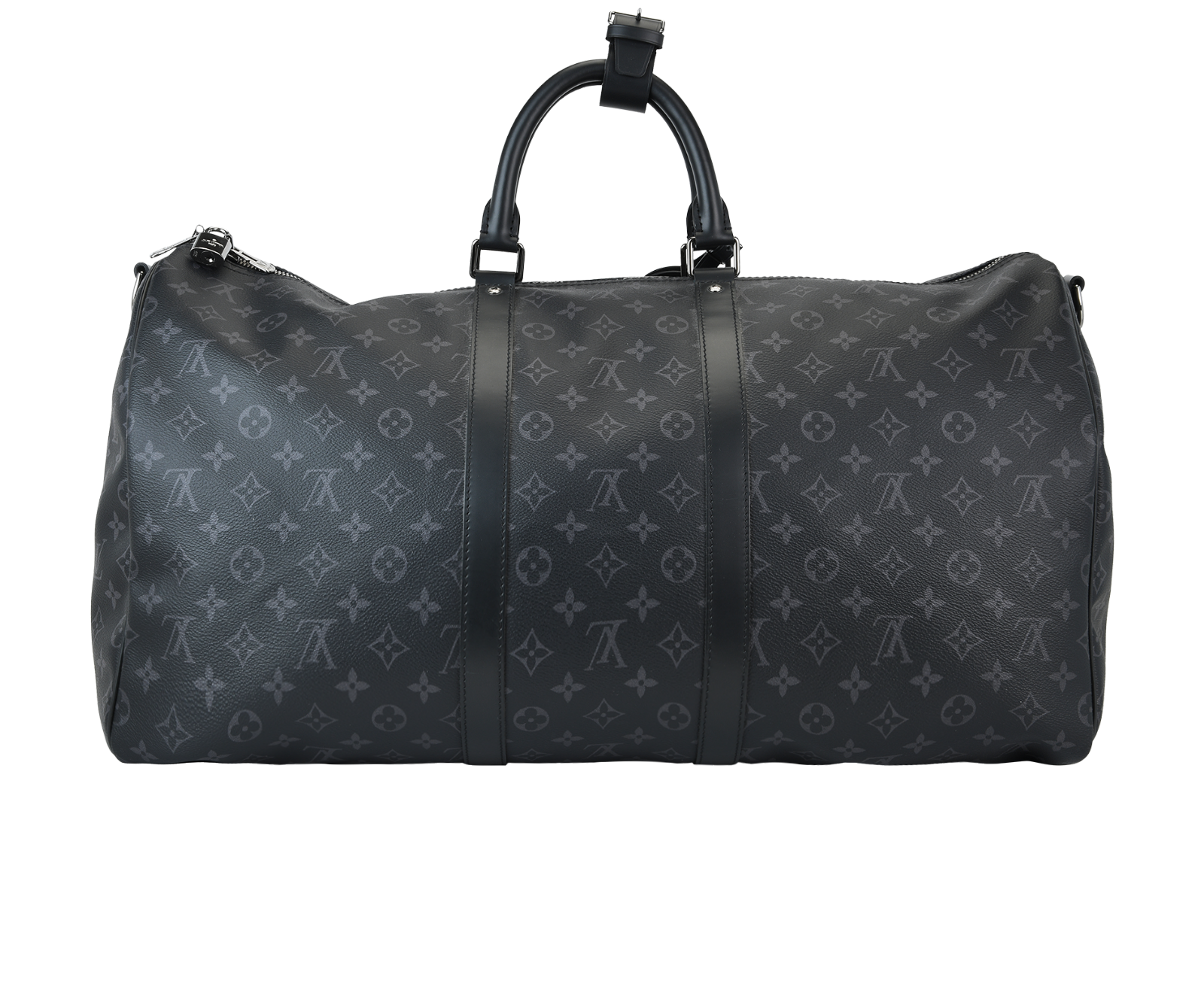 Keepall 55, &pound;1,100, Handbags, Black/Grey, Canvas, Back view